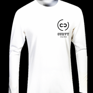 Curvy Club White Shirt Front View